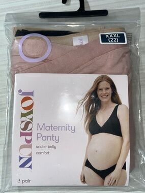 Joyspun Maternity Panty Underbelly Comfort 3 Pack Size XXXL(22)